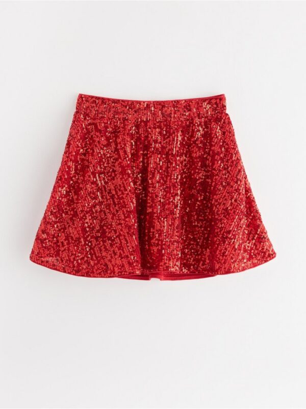 Skirt with sequins - 3003222-7395