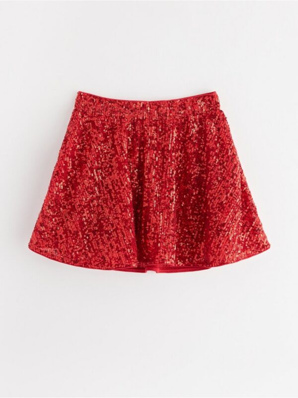 Skirt with sequins - 3003222-7395