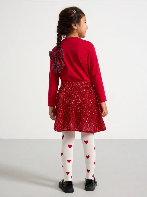 Skirt with sequins - 3003222-7395