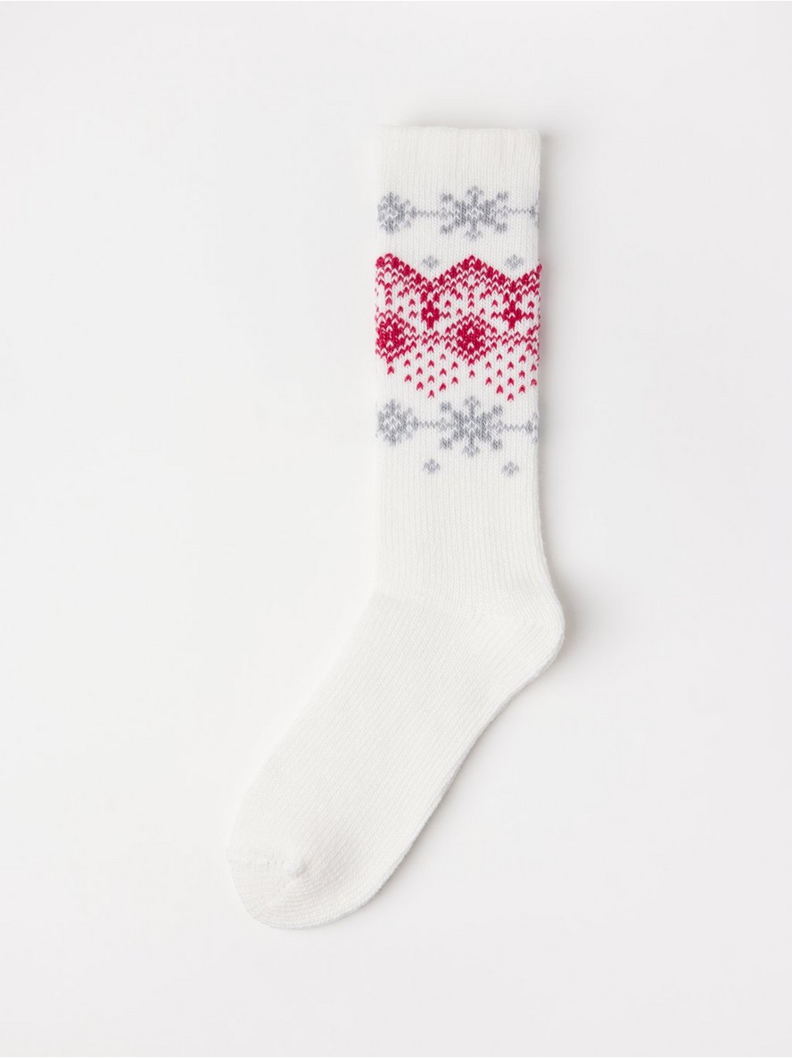 Carape – Socks with fair isle pattern
