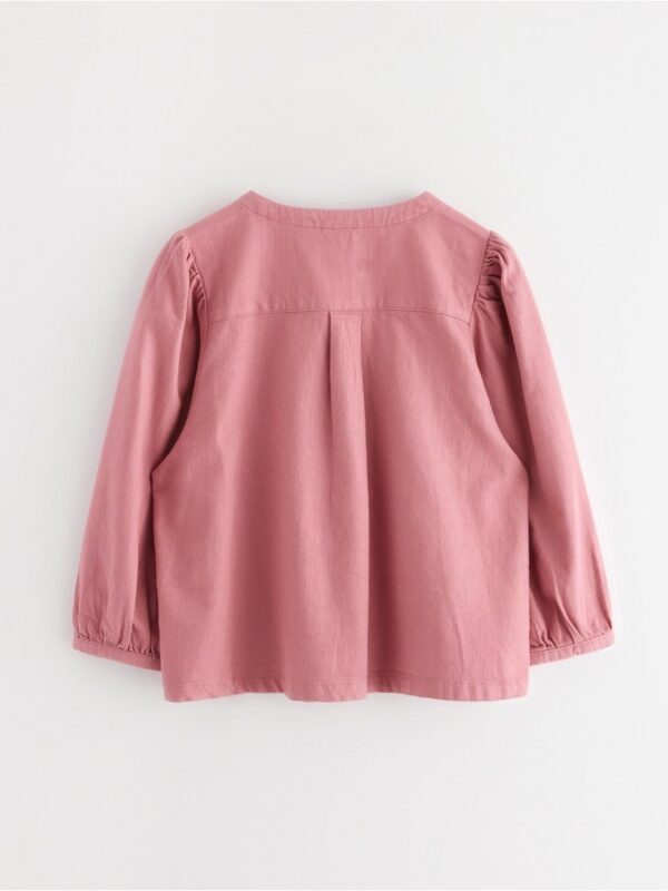 Blouse with puff sleeves - 3003274-6012
