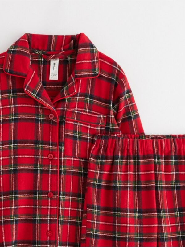 Pyjama set in flannel - 3003316-7251
