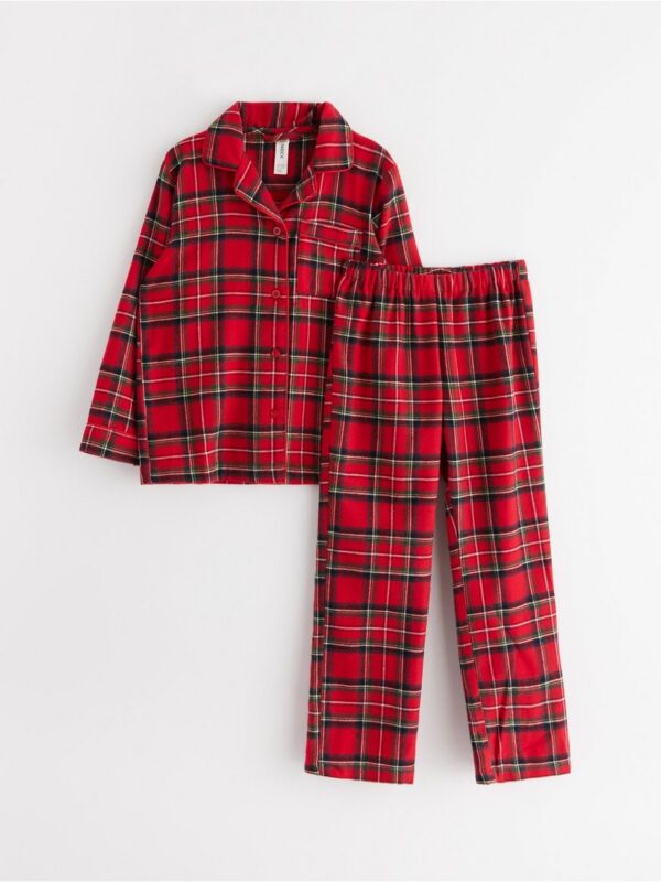 Pyjama set in flannel - 3003316-7251