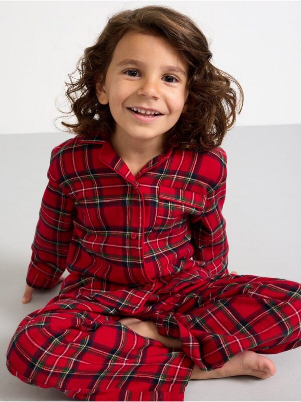 Pyjama set in flannel - 3003316-7251
