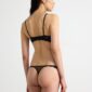 Thong in lace with low waist - 3003384-80
