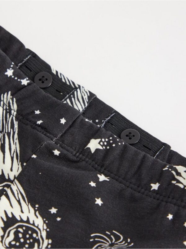 Leggings with glow in the dark print - 3003420-80