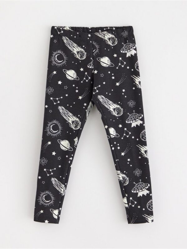 Leggings with glow in the dark print - 3003420-80