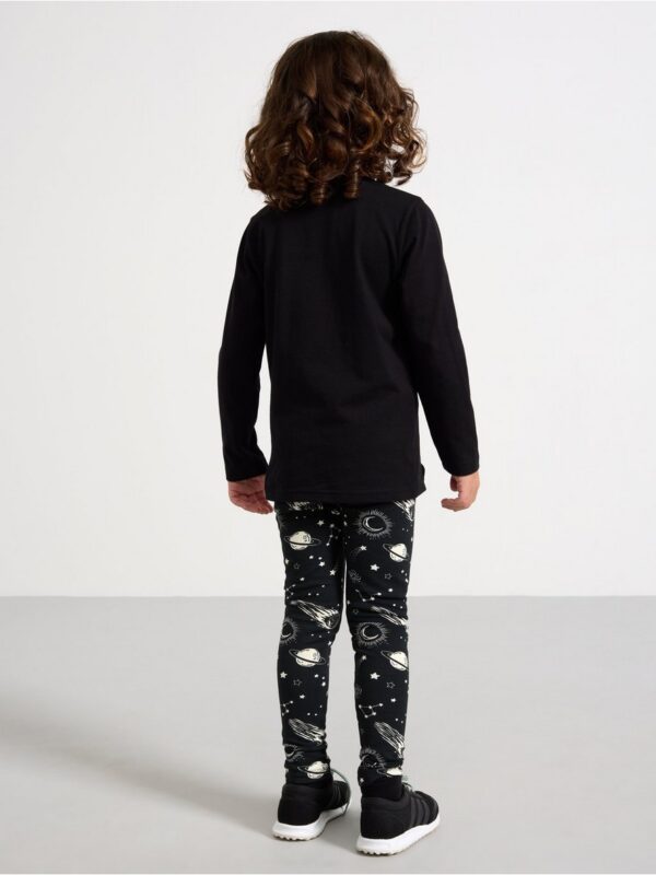 Leggings with glow in the dark print - 3003420-80