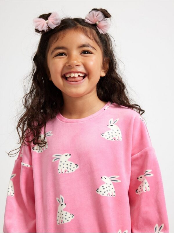 Jumper in velour - 3003643-2431