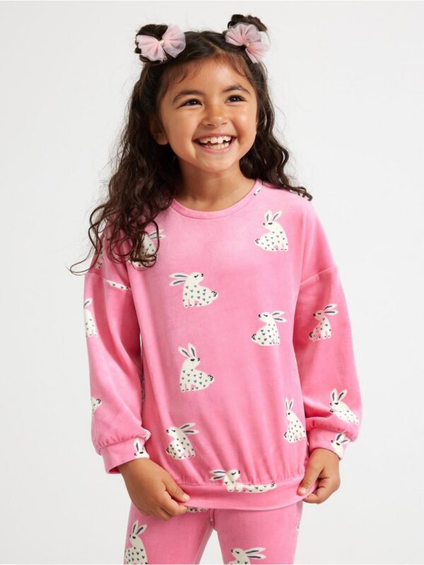 Jumper in velour - 3003643-2431