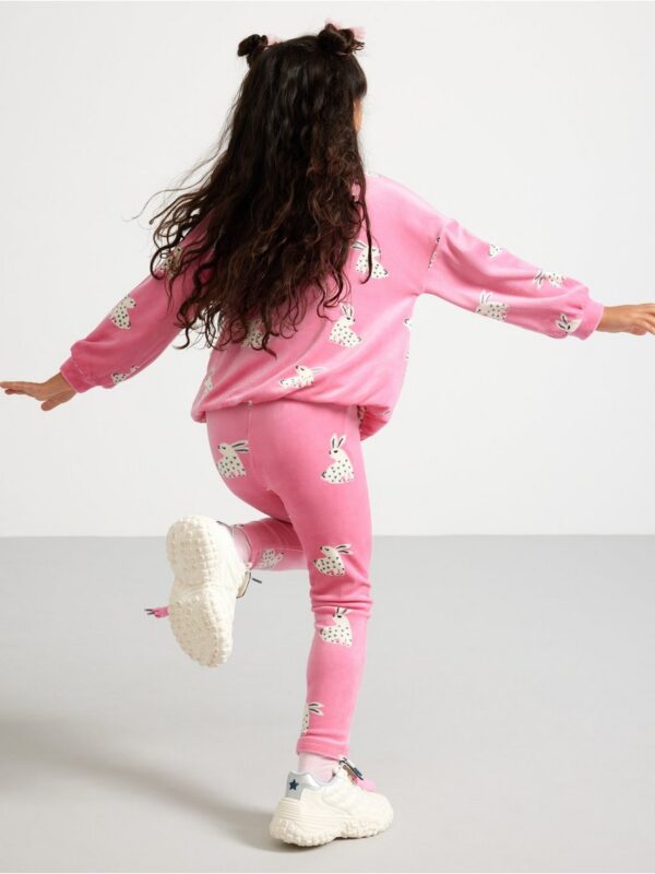 Leggings in velour - 3003644-2431
