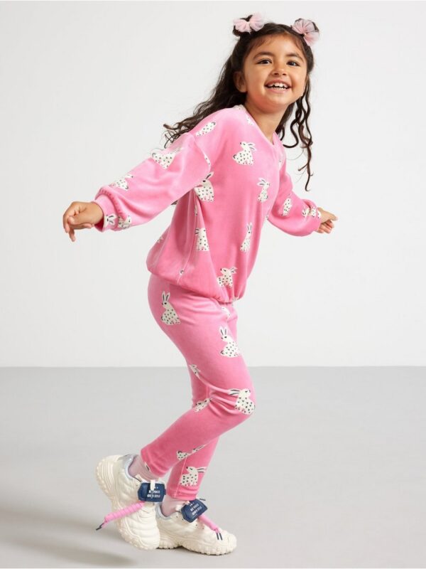 Leggings in velour - 3003644-2431