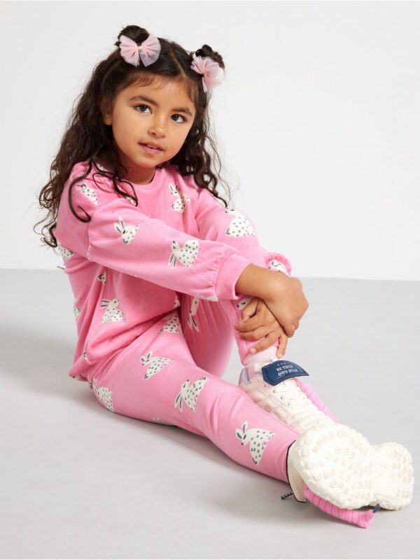 Leggings in velour - 3003644-2431