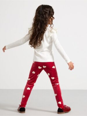 Leggings in velour - 3003748-9348