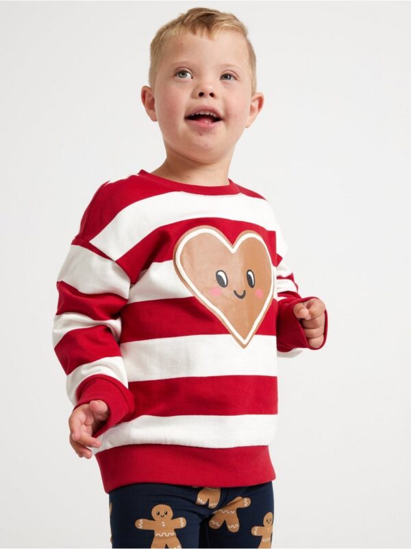 Sweatshirt with brushed inside - 3003808-7395