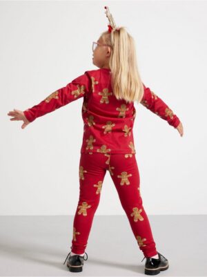 Leggings with brushed inside - 3003812-7395