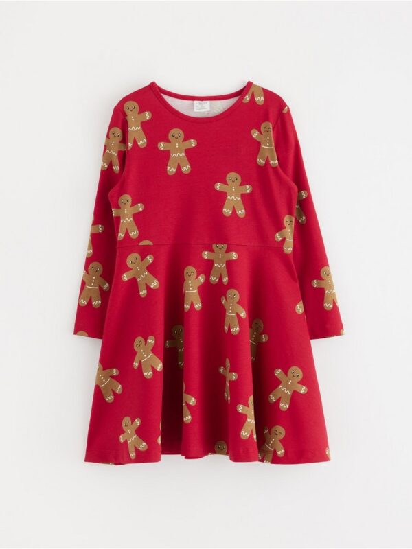 Long-sleeved dress - 3003814-7395