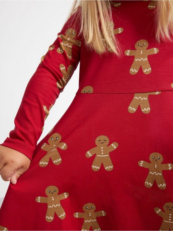 Long-sleeved dress - 3003814-7395
