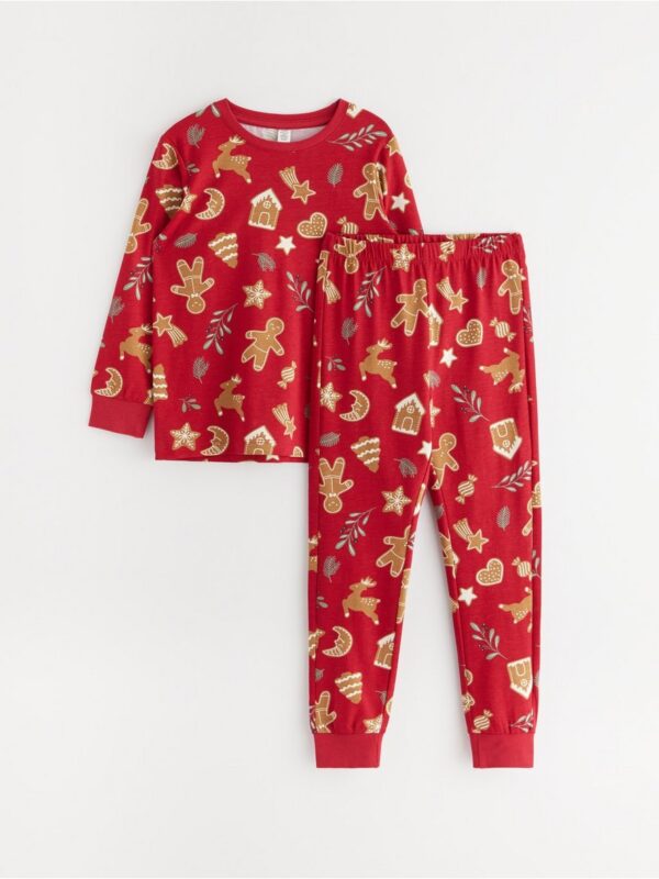 Patterned pyjama set - 3003826-7395