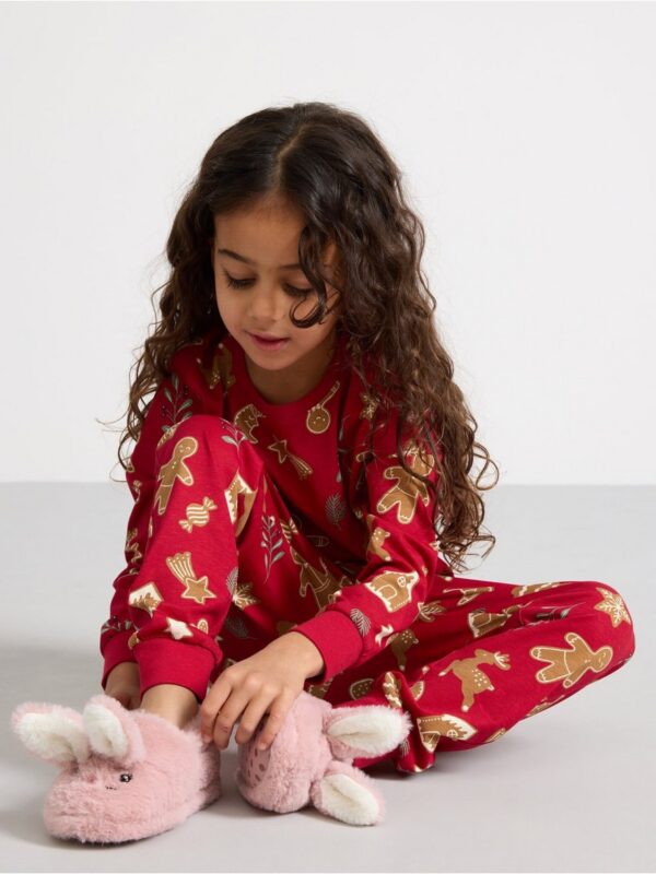 Patterned pyjama set - 3003826-7395