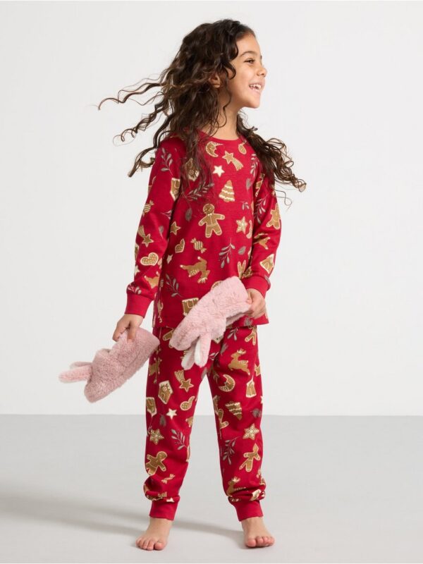 Patterned pyjama set - 3003826-7395