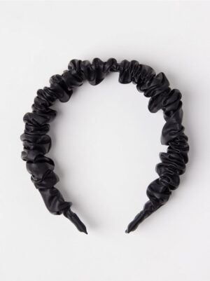 Alice band in imitation leather - 3004027-80