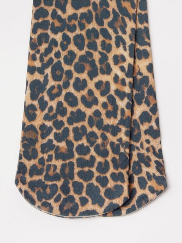 Tights with leopard print 50 denier - 3004132-2805
