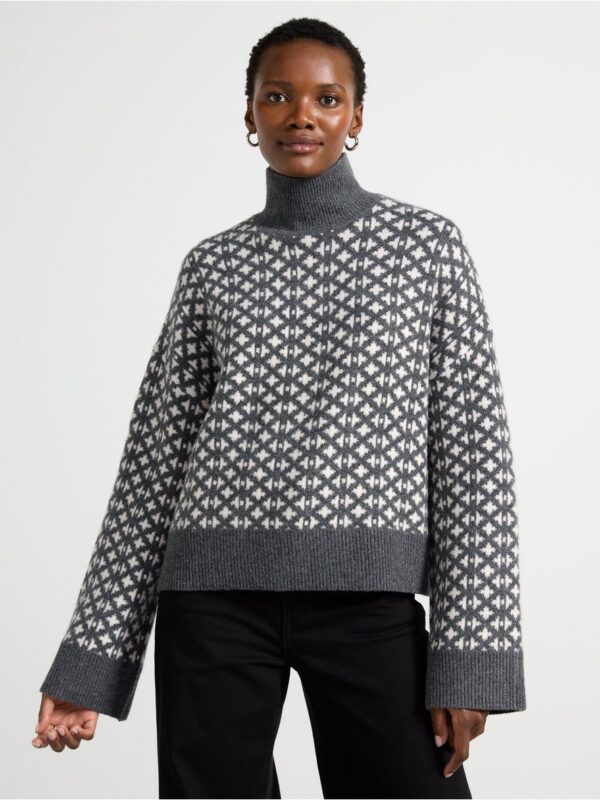Jumper with turtleneck - 3004187-9608
