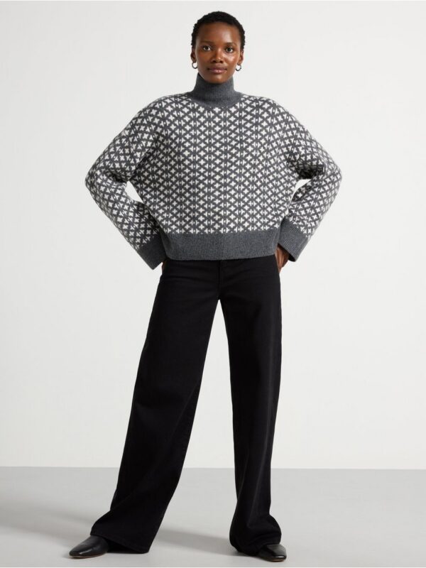 Jumper with turtleneck - 3004187-9608
