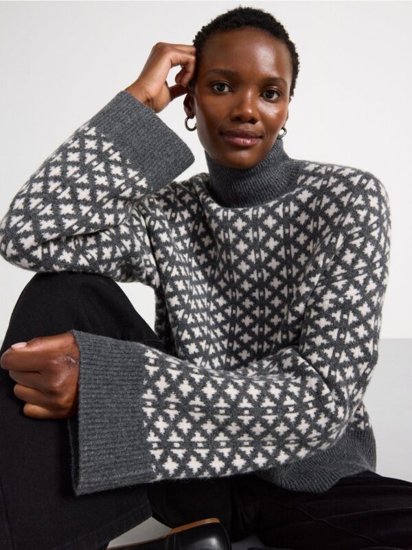 Jumper with turtleneck - 3004187-9608