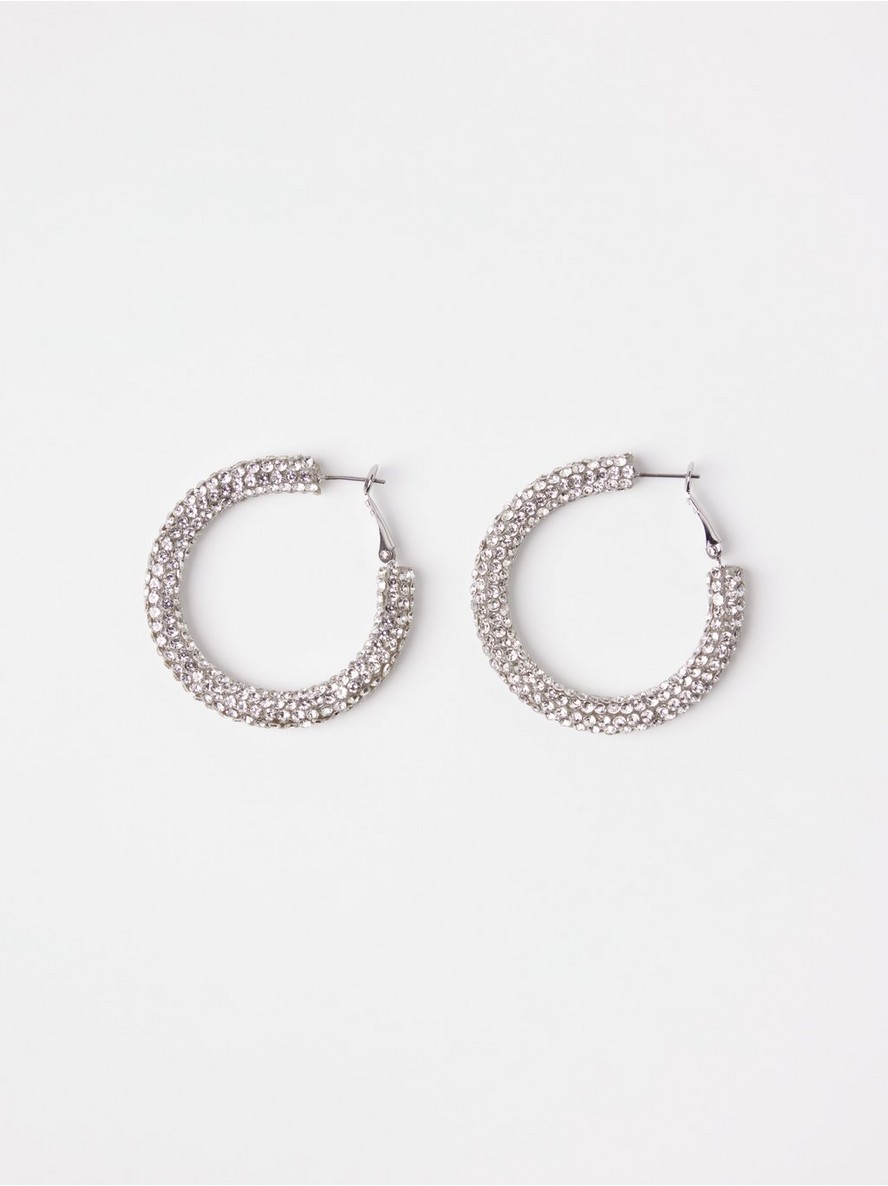 Mindjuse – Glittery hoop earrings