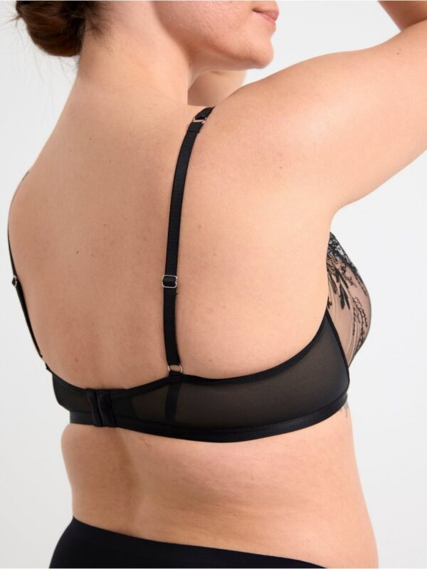 ella m – Senna unpadded bra with lace - 8329080-80