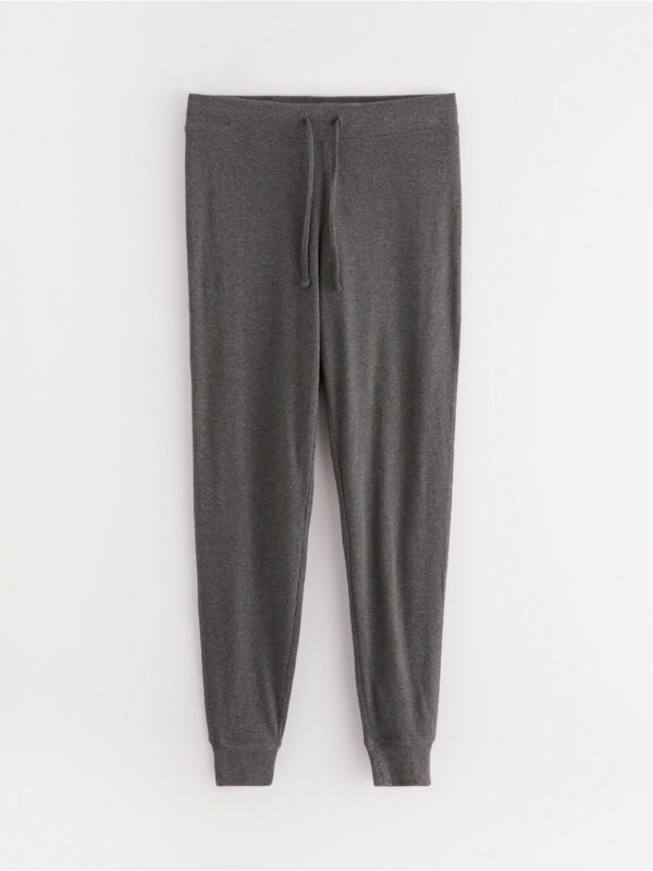 Ribbed pyjama trousers - 8374787-7945