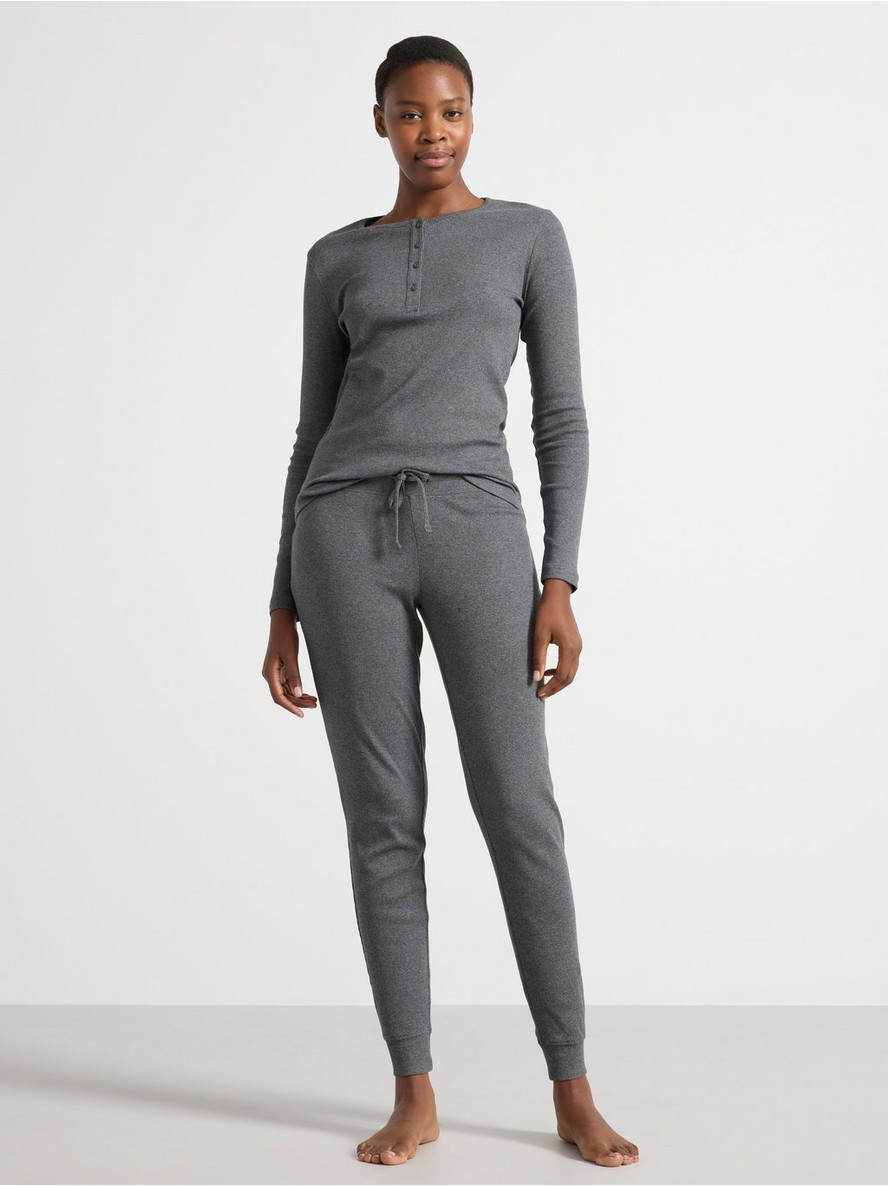 Pidzama donji deo – Ribbed pyjama trousers