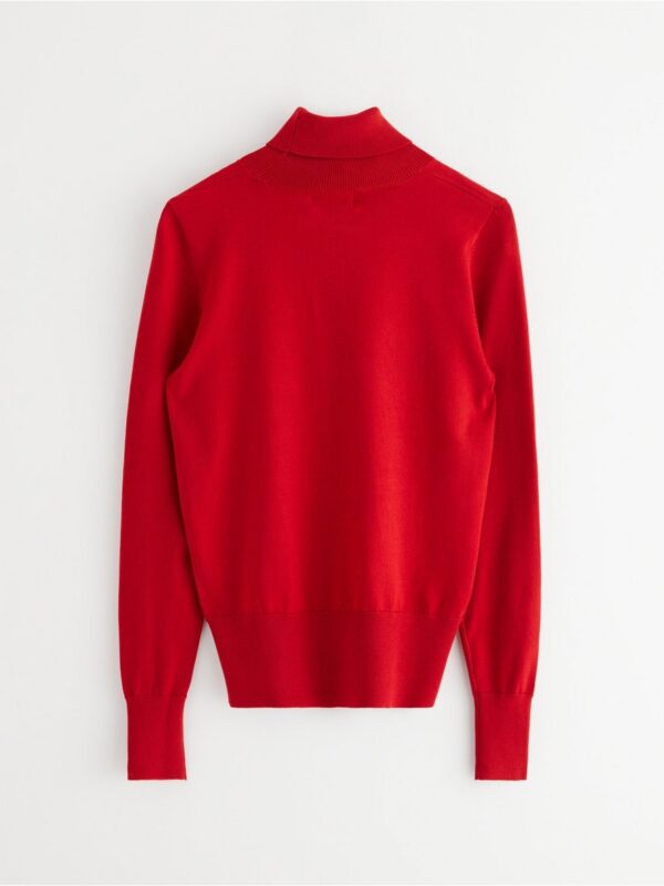 Fine-knit roll neck top - 8385452-6286