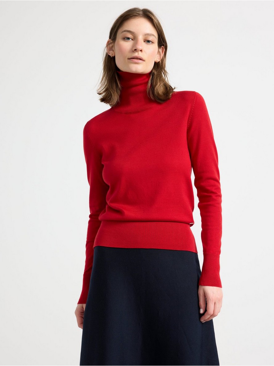 Rolka – Fine-knit roll neck top