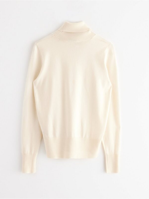 Fine-knit roll neck top - 8385452-9606