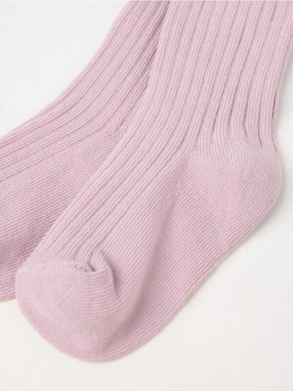 Ribbed heavy-knit tights - 8462256-8121