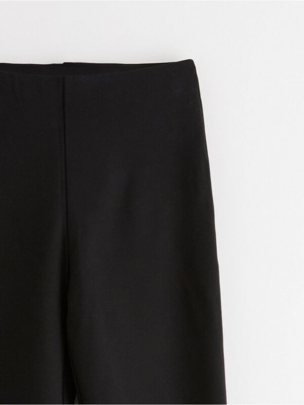 High waist trousers in stretchy jersey - 8630869-81