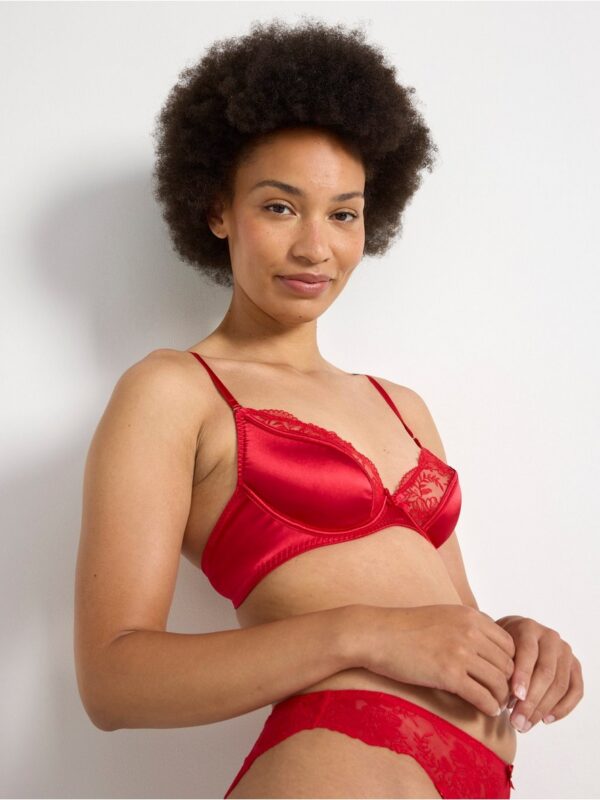 Ella m –  t-shirt bra in satin - 8699960-6286