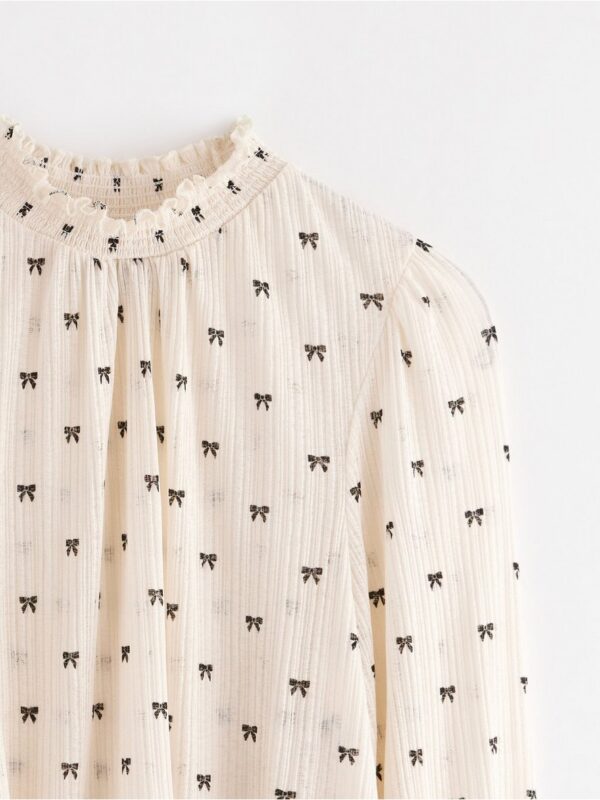 Patterned Blouse - 3000131-7488