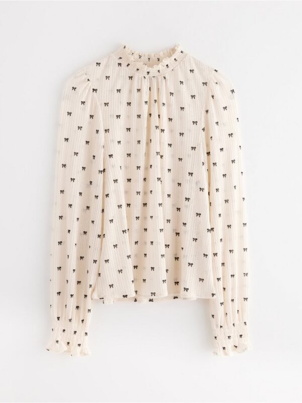 Patterned Blouse - 3000131-7488