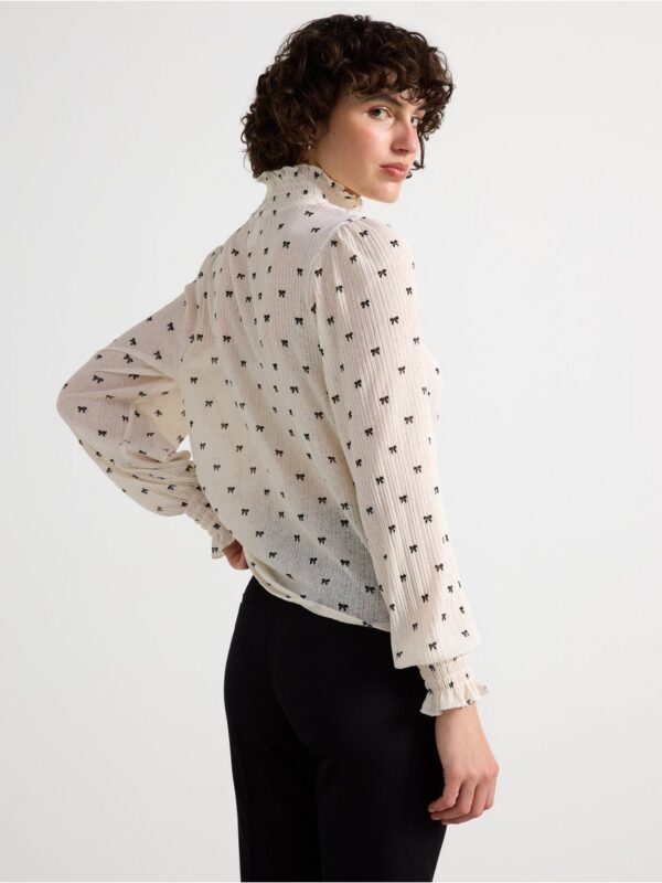 Patterned Blouse - 3000131-7488