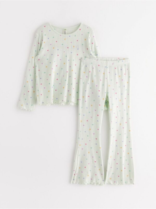 Pyjama set in pointelle - 3001673-7606