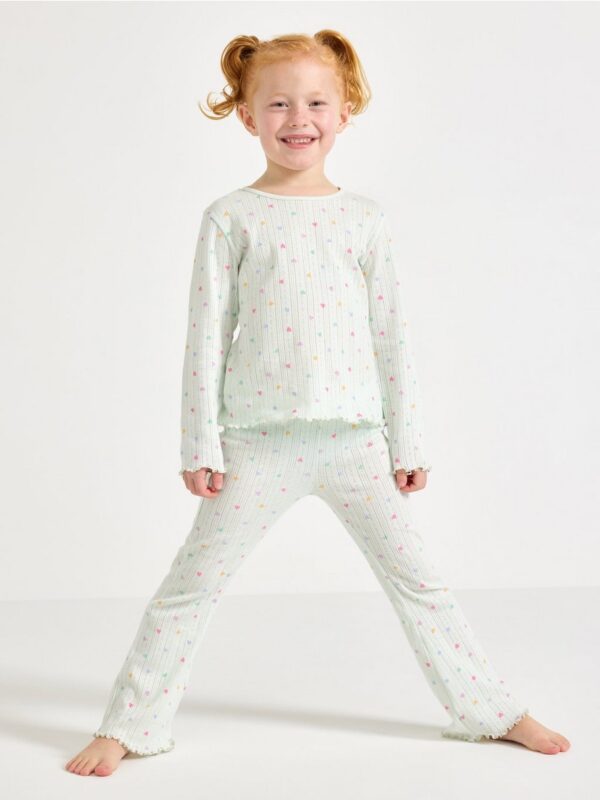 Pyjama set in pointelle - 3001673-7606