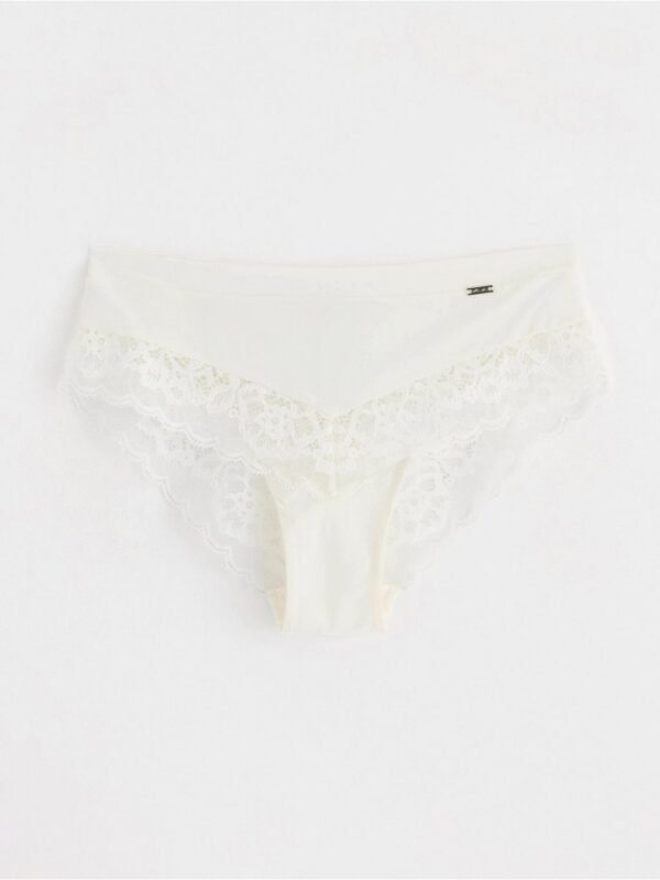 ella m – Brazilian briefs low waist with lace - 3001694-6886