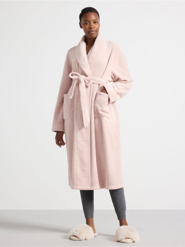 Fleece robe - 3001906-6588