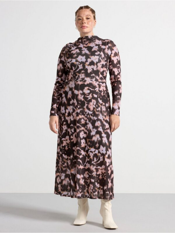 Long-sleeved maxi dress - 3002343-619