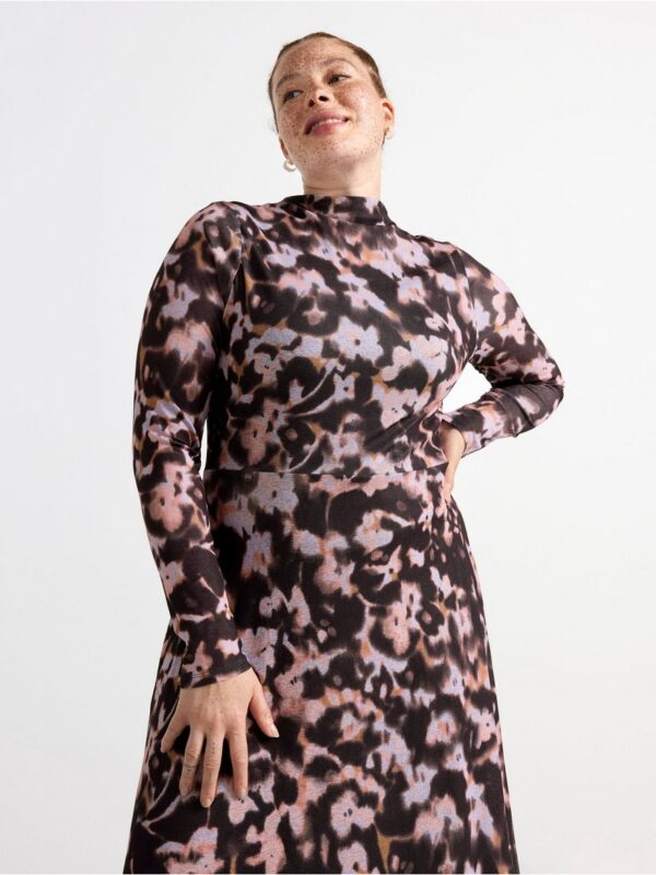 Long-sleeved maxi dress - 3002343-619