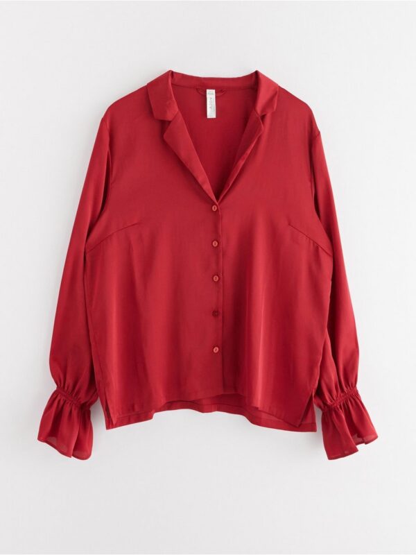Pyjama shirt in satin - 3002373-7909
